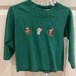 Christmas Puppy dog t shirt 2T